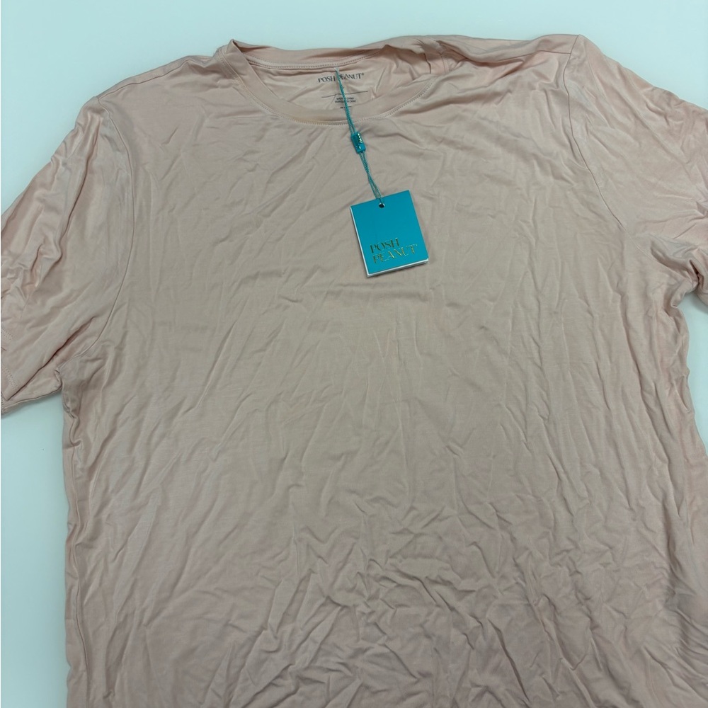Posh Peanut Beige Short Sleeve Tee